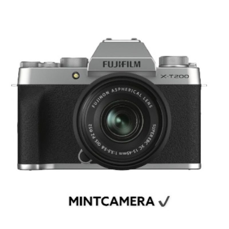 Fuji xt200 {secondhand product} with lens, very good condition + 1 month warranty