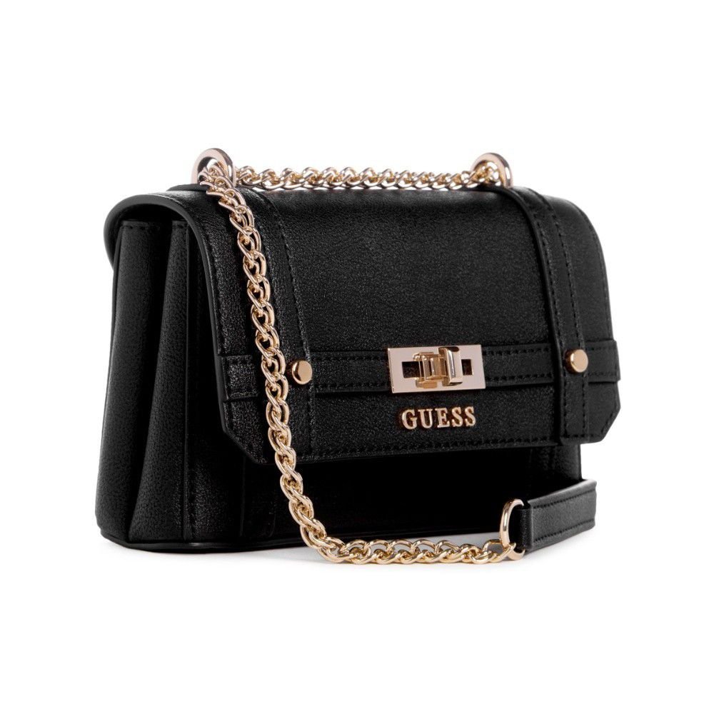 GUESS shoulder bag model BG886278 EMILEE MINI CONVERTIBLE XBODY FLAP, black